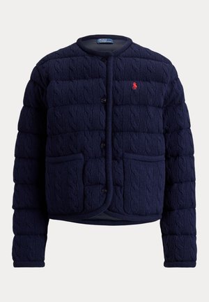 Polo Ralph Lauren, CABLE WOOL-CASHMERE SNAPPED JACKET - Winterjacke - hunter navy