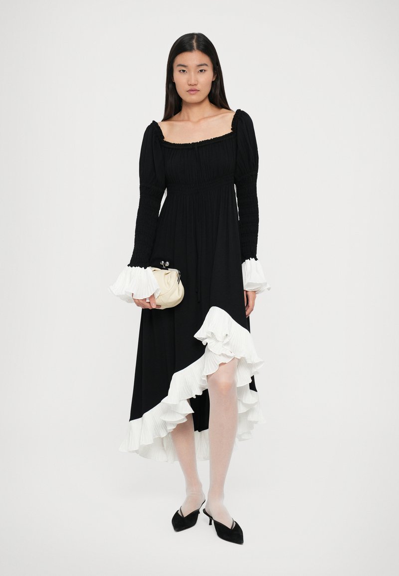 Sleeper JULIETTE SHIRRED ASYMMETRIC DRESS - Occasion wear - black -  Zalando.co.uk