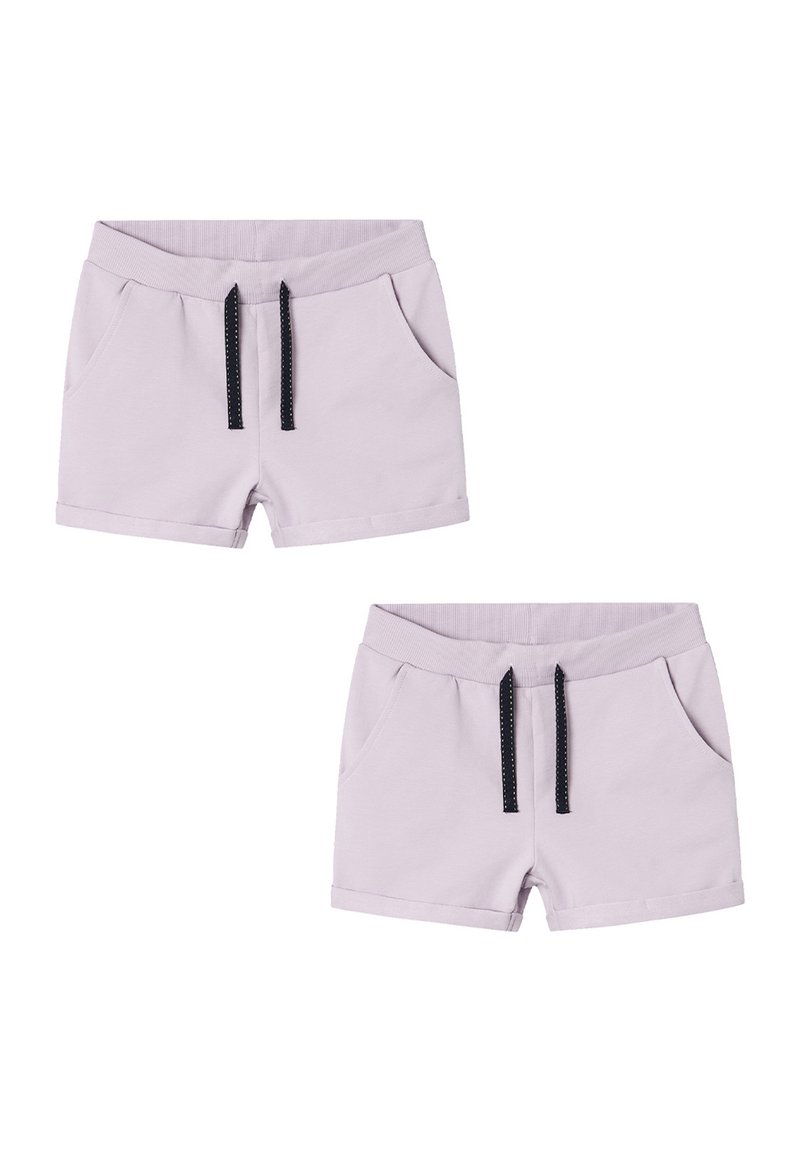 Name it 2 PACK-MIT TASCHEN VERSTELLBARER BUND - Tracksuit bottoms - lila
