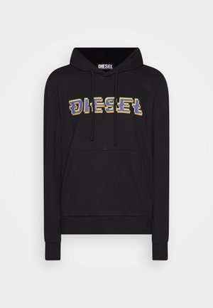 Diesel GINN HOOD UNISEX - Jersey con capucha - black