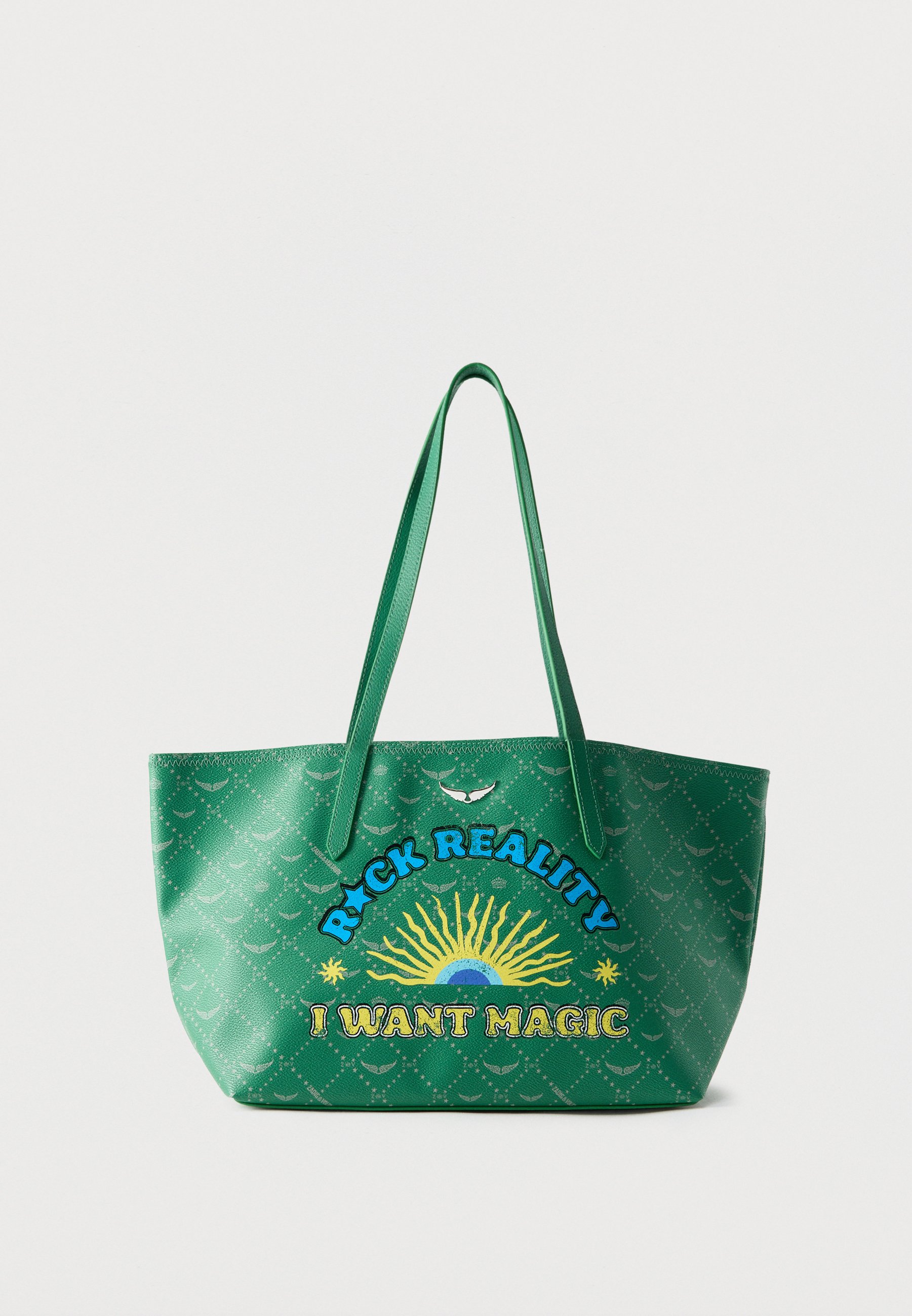 Zadig & Voltaire MONOGRAM TAG - Tote bag - green - Zalando.ie