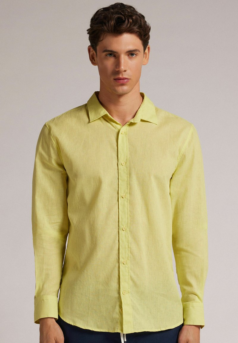 IUMAN Intimissimi Uomo Camisa elegante - gelb giallo