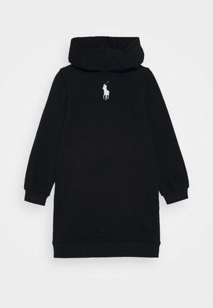 HOOD DRESS - Denní šaty - black