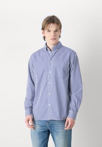 Les Deux KENT SHIRT - Πουκάμισο - white/surf blue