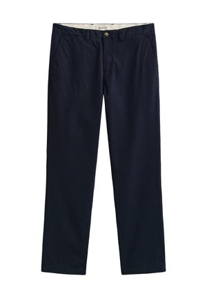 GANT, REG CLASSIC CHINOS - Stoffhose - evening blue