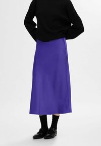 Selected Femme A-linjainen hame - purple