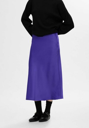 A-line skirt - purple