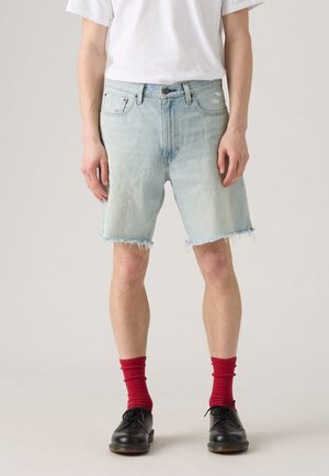 468 LOOSE SHORTS UNISEX - Jeans Shorts - denim blue