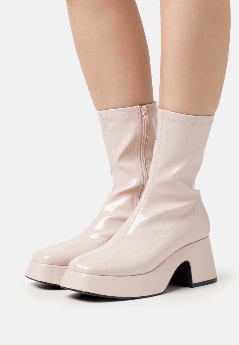 Even&Odd Botines con plataforma - beige