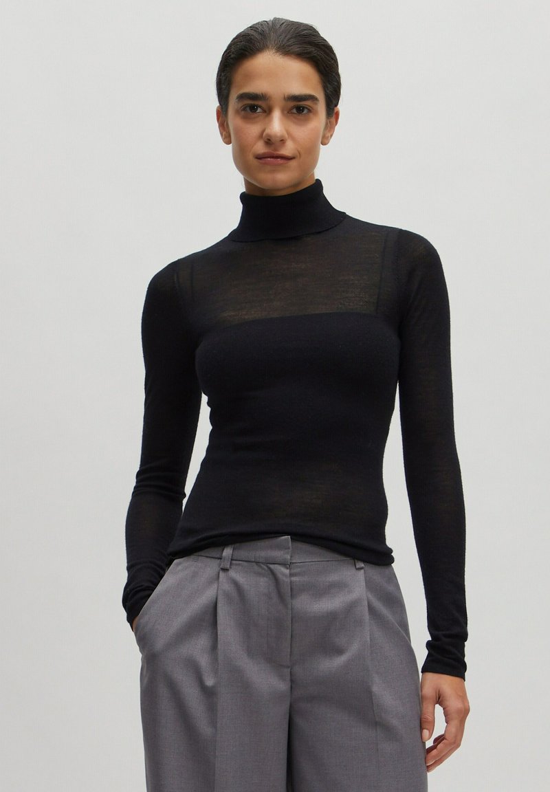 EDITED HATTI - Strickpullover - schwarz