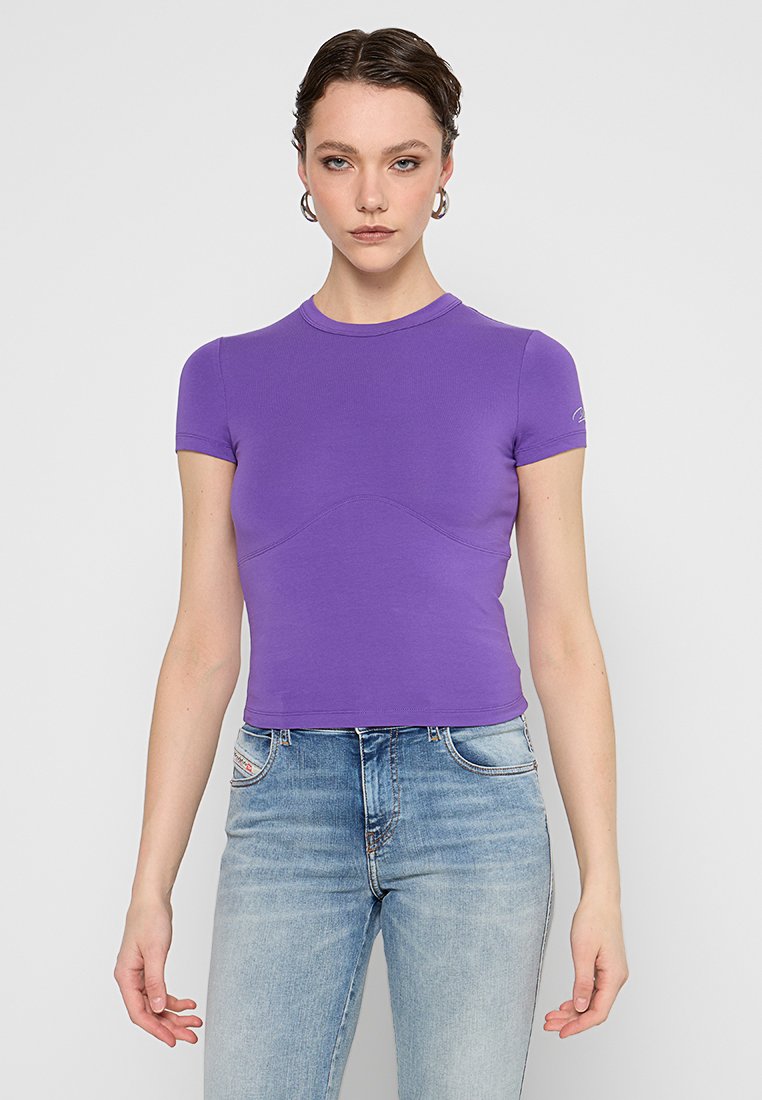 Diesel T-shirt basic paars