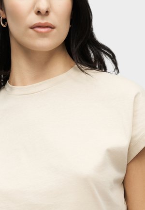 3 PACK - T-shirt basique - egret/cement/dark denim