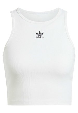 adidas Originals ESSENTIALS RIBBED TANK - Topp - white