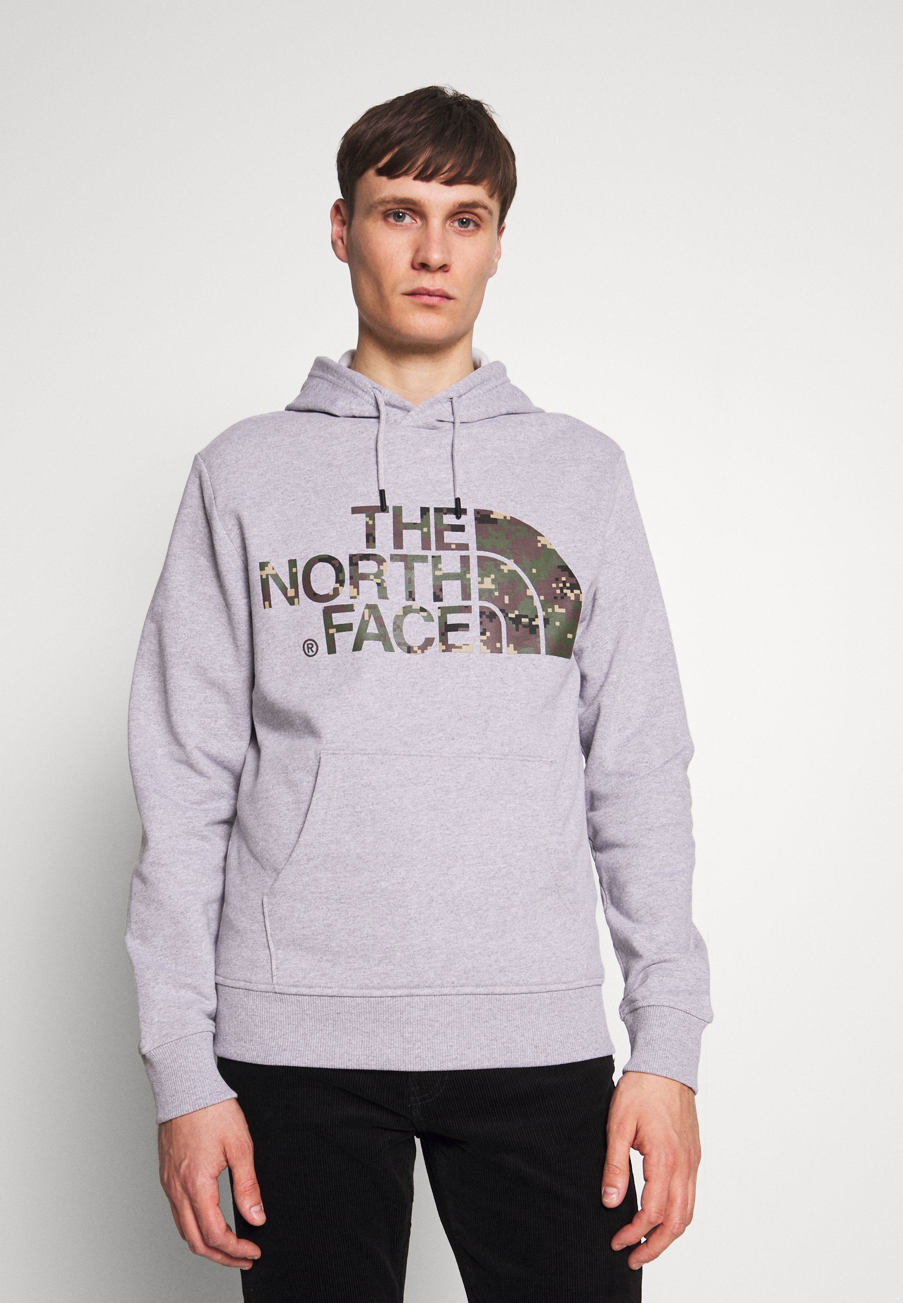 The North Face Standard Hoodie Kapuzenpullover Light Grey Heather Hellgrau Zalando De