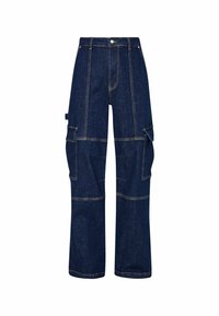 LIU JO Trapezaste traperice - dark-blue denim
