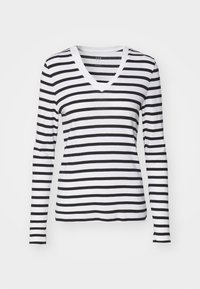 T-shirt à manches longues - white/black