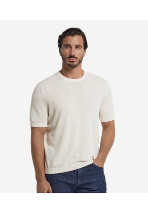 Falconeri LIGHTWEIGHT - T-Shirt basic - mottled beige