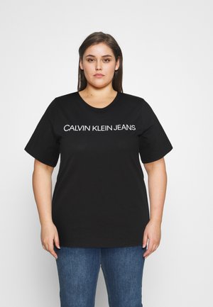 CORE INSTITUTIONAL TEE - Print T-shirt - black
