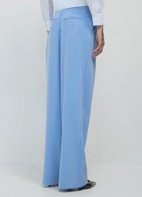 Calliope CON TASCHINO - Stoffhose - celeste scuro melange