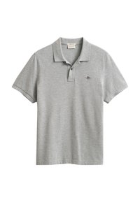 REG SHIELD SS - Poloshirt - grey melange