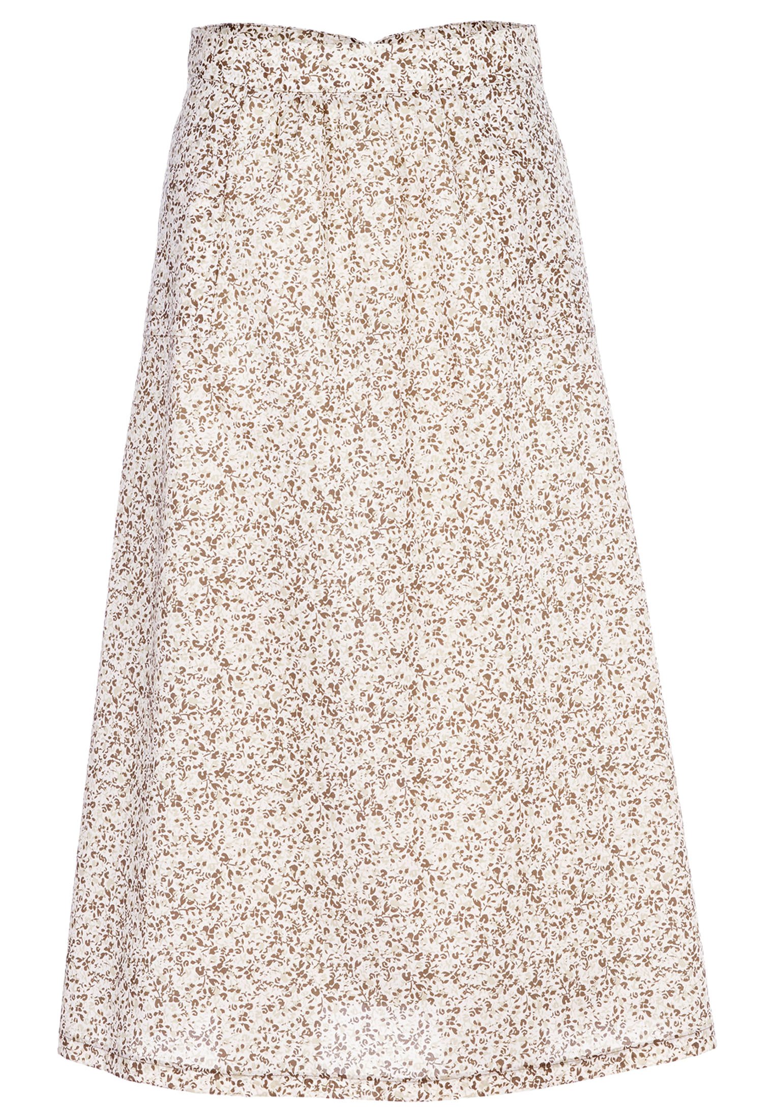 UNQ BLUMEN ROCK - A-Linien-Rock - flower camouflage/beige - Zalando.de