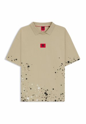 HUGO DLAWNO SLAWN IN - Printtipaita - beige nine