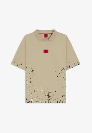 HUGO DLAWNO SLAWN IN - Print T-shirt - beige nine