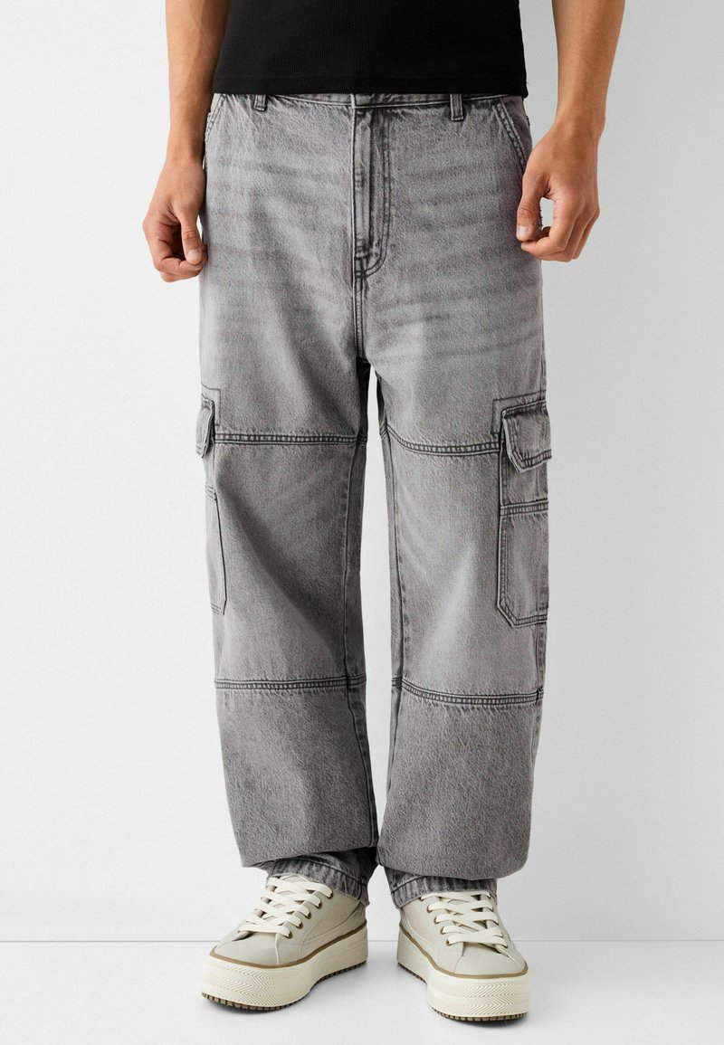 Bershka Kapsáče - light grey