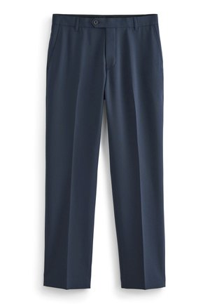 SLIM FIT PLAIN - Pantalones - navy