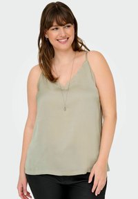 ONLY Carmakoma DEBBIE SINGLET piaskowy