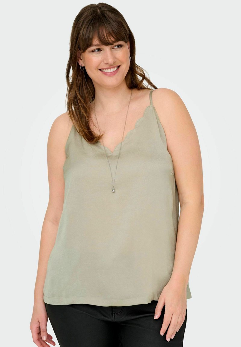 ONLY Carmakoma DEBBIE SINGLET piaskowy