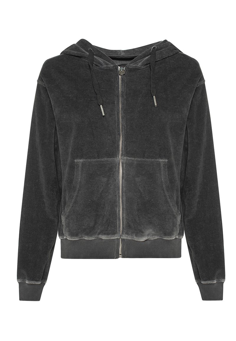 Damen Sweatshirts | True Religion COLD DYE Sweatjacke schwarz - JD09271 Damen Sweatshirts | True Religion COLD DYE Sweatjacke schwarz - JD09271
