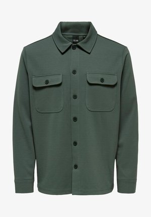 Only & Sons ONSNEWKODYL OVERSHIRT - Summer jacket - grey pinstripe