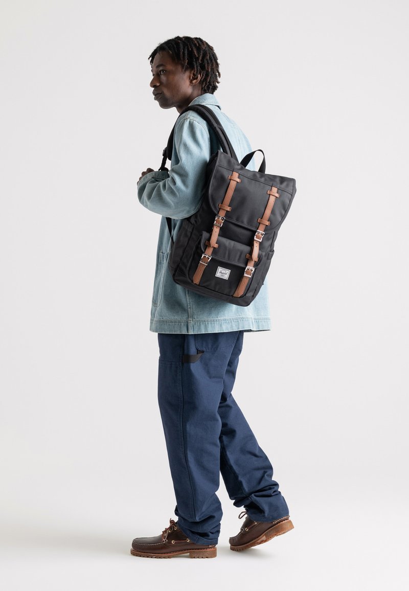 Herschel - LITTLE AMERICA MID - Ryggsäck - black, Förstora