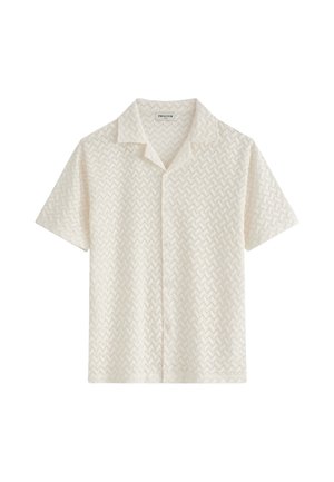 FRILIVIN, CHEMISE MOTIF GÉOMÉTRIQUE - Chemise - blanc