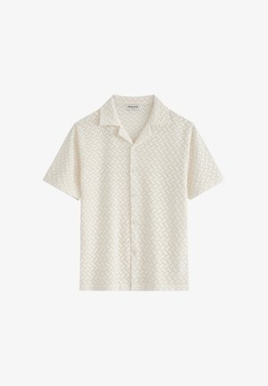 FRILIVIN, CHEMISE MOTIF GÉOMÉTRIQUE - Chemise - blanc