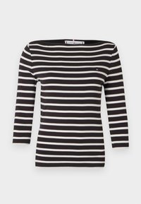 SLIM CODY BOAT - Majica z dolgimi rokavi - black/ecru