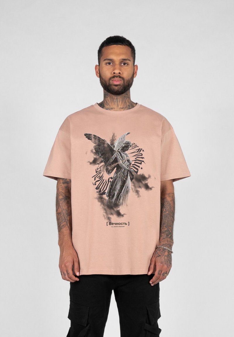 MJ Gonzales Print T-shirt - amber