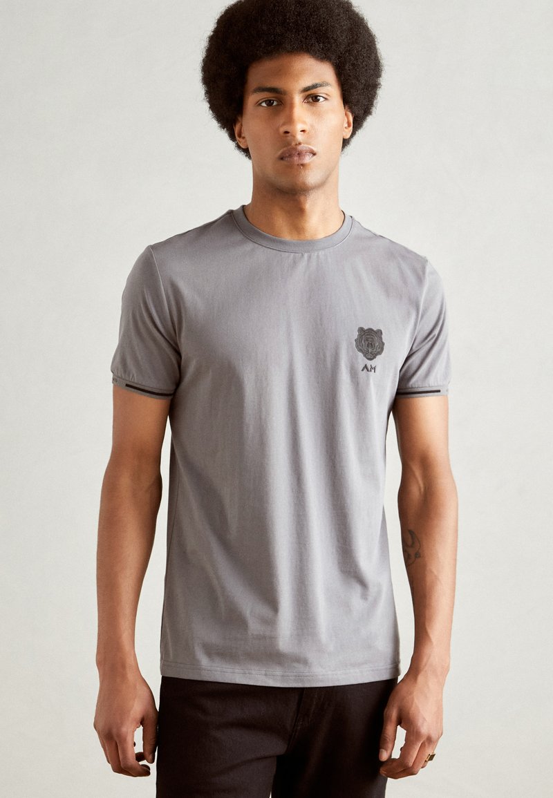 Antony Morato INJECTION LOGO - T-shirt basic - anthracite