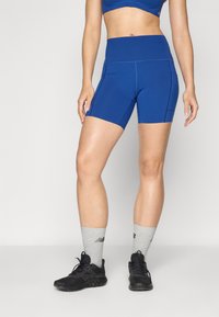 New Balance SLEEK POCKET HIGH RISE SHORT  - Legging court de running - galaxy blue