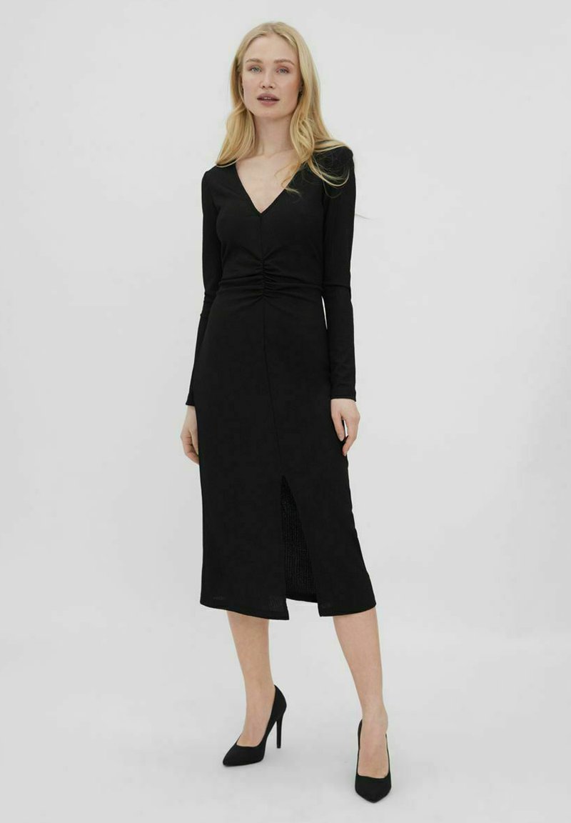 Damen Kleider | Vero Moda Etuikleidblack/schwarz - ZM95572 Damen Kleider | Vero Moda Etuikleidblack/schwarz - ZM95572