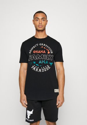 PJT ROCK FAMILY - Print T-shirt - black/ivory