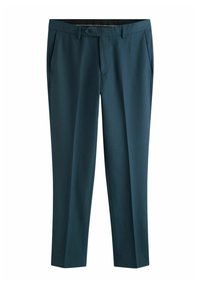 Next SLIM FIT - Oblekové kalhoty - teal blue