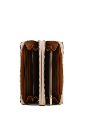 Portafoglio YNOT Paris En Rose – Zip Around, PVC, 8 Slot Carte, Portamonete E Portabanconote, Stile Parigino