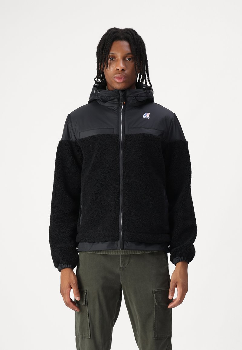 K-Way Giacca in pile - black