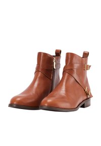 usha Botine cowboy/biker - cognac