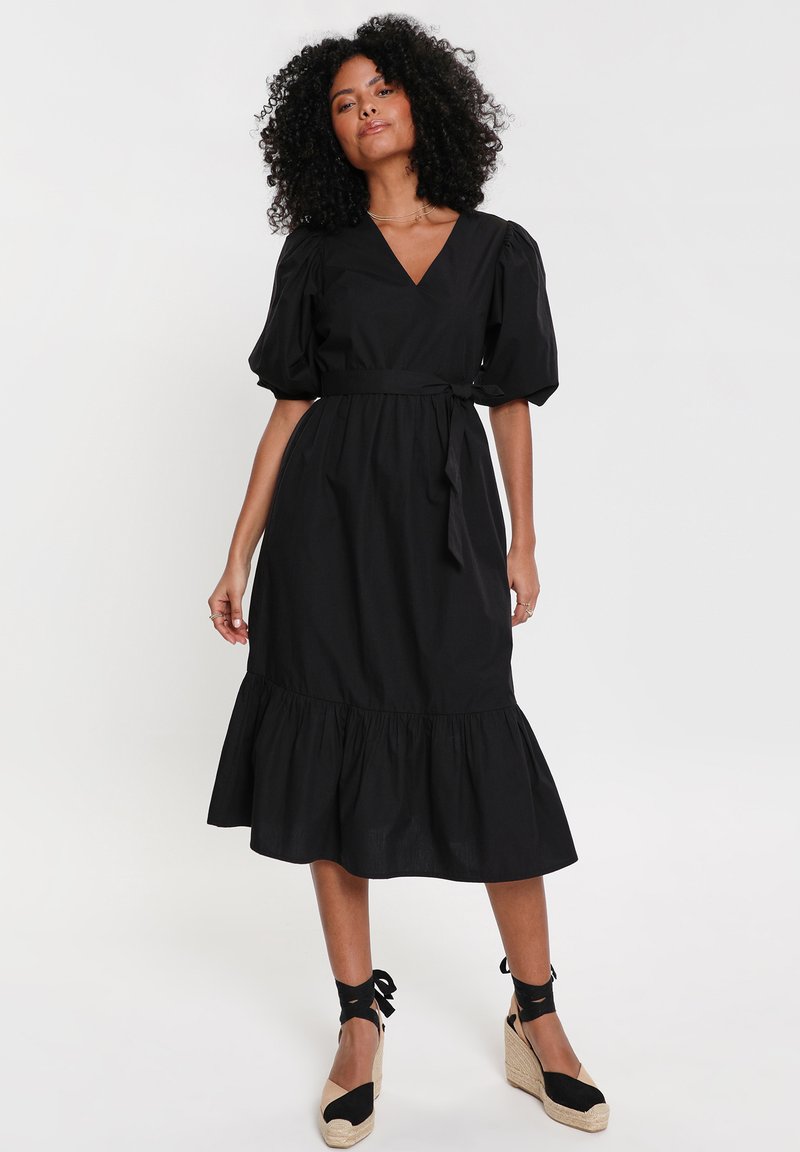 Threadbare OCEAN POPLIN Day dress black Zalando.ie