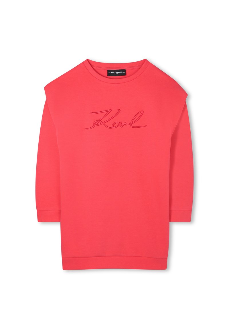 KARL LAGERFELD KIDS Jurk donkerroze KARL LAGERFELD KIDS Jurk donkerroze