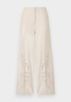 TROUSERS - Housut - beige