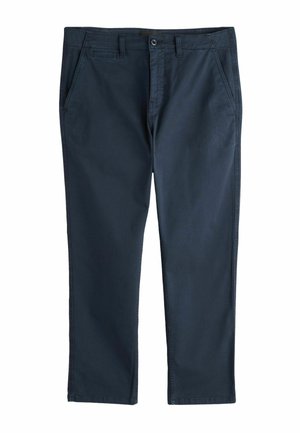 Next, REGULAR FIT - AUTHENTIC WASHED CHINO TROUSERS . - Nohavice - blue